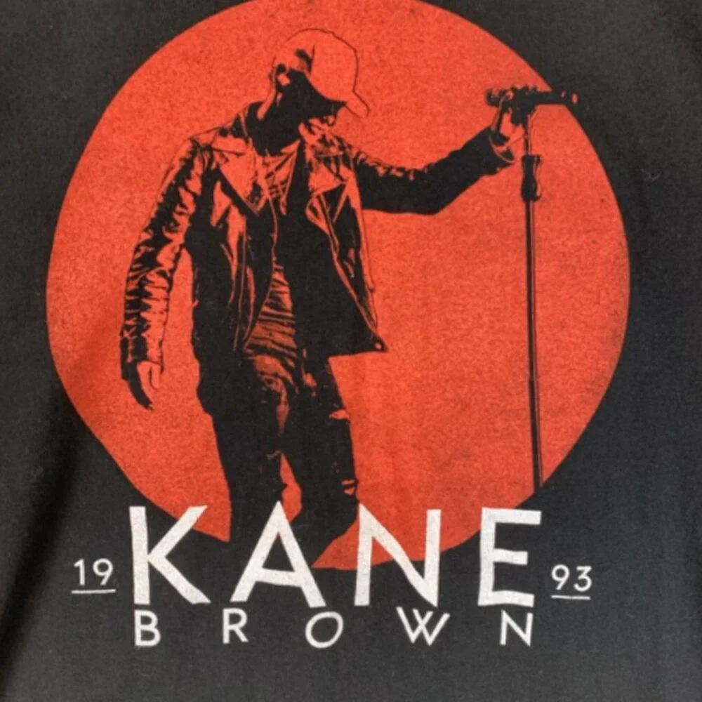 Kane Brown Tour T Shirt Mens XL Black Concert Country Music Short Sleeve - Picture 3 of 8